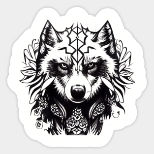 The Black Wolf Sticker